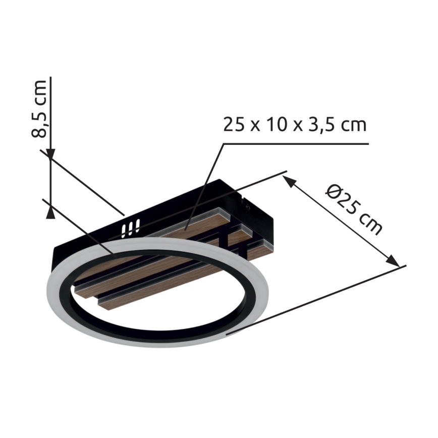 Globo - LED Ceiling Light LED/10W/230V 3000/4200/6000K