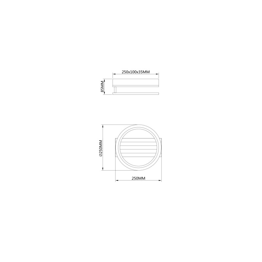 Globo - LED ceiling light LED/10W/230V 3000/4200/600K 25x25 cm
