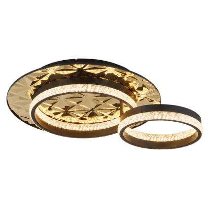 Globo - LED Ceiling light LED/24W/230V 3000K 40x50,5 cm black/gold