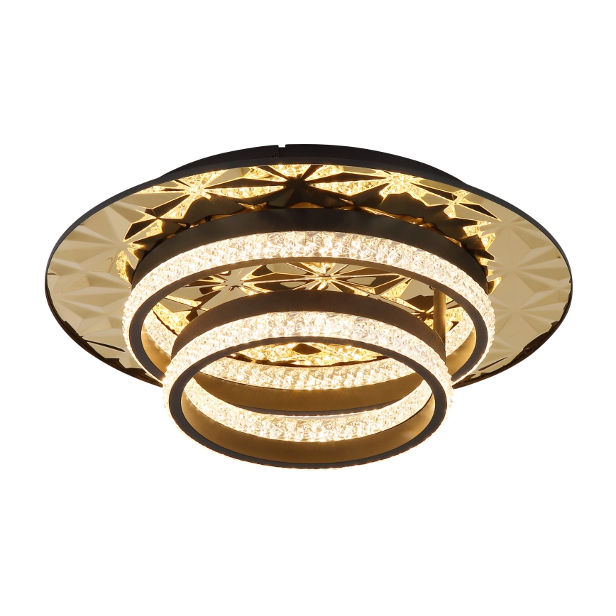 Globo - LED Ceiling light LED/24W/230V 3000K 40x50,5 cm black/gold