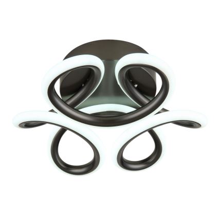 Globo - LED Ceiling light LED/24W/230V 2700/4000/6000K d. 26 cm black