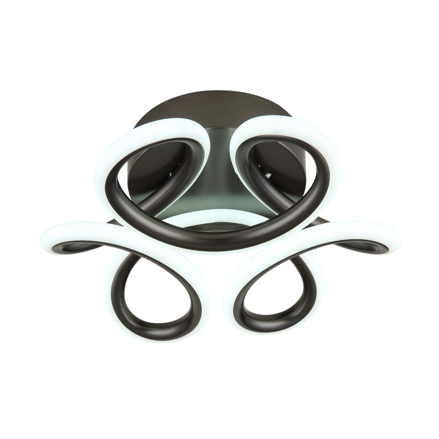 Globo - LED Ceiling light LED/24W/230V 2700/4000/6000K d. 26 cm black