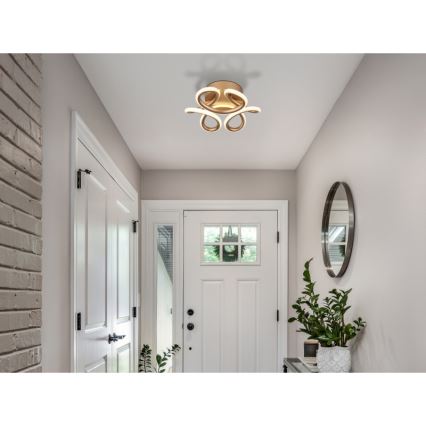 Globo - LED Ceiling light LED/24W/230V 2700/4000/6000K d. 26 cm gold