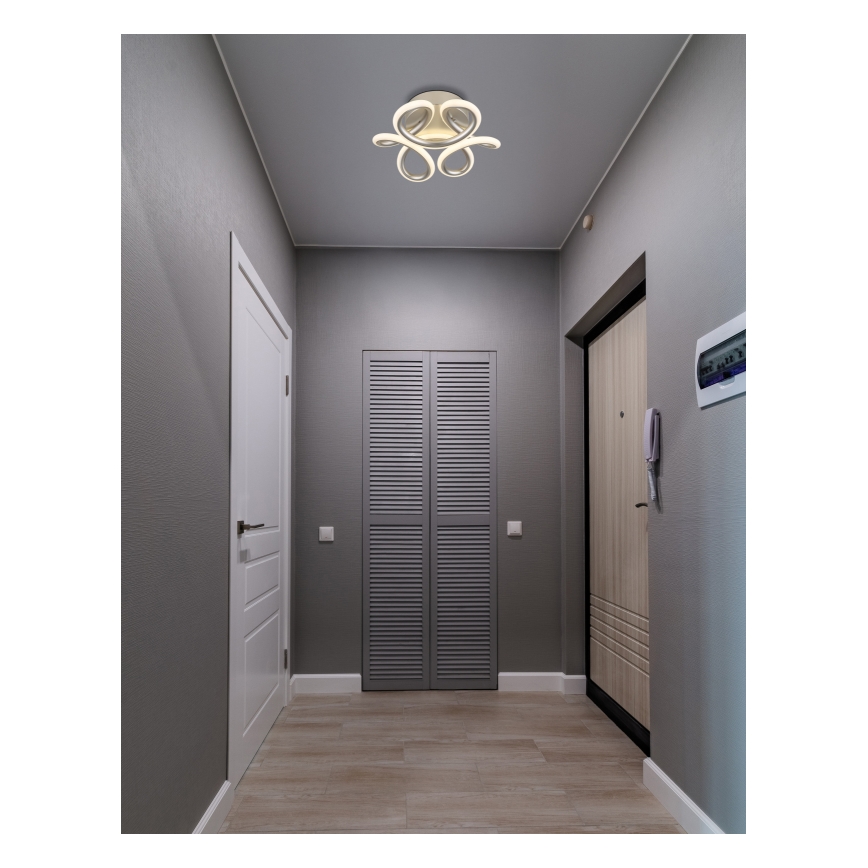 Globo - LED Ceiling light LED/24W/230V 2700/4000/6000K d. 26 cm matte chrome