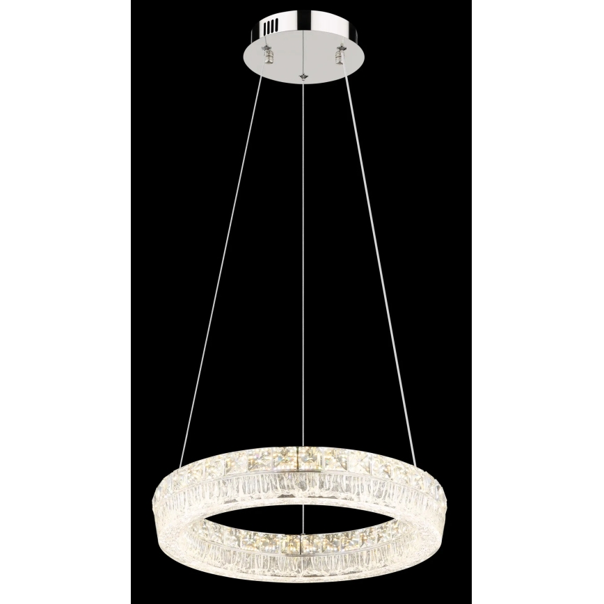 Globo - LED Dimmable Pendant Light on Cable LED/24W/230V 2700-6000K Clear + Remote Control