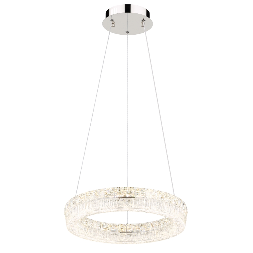 Globo - LED Dimmable Pendant Light on Cable LED/24W/230V 2700-6000K Clear + Remote Control