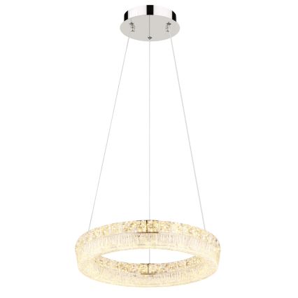 Globo - LED Dimmable Pendant Light on Cable LED/24W/230V 2700-6000K Clear + Remote Control