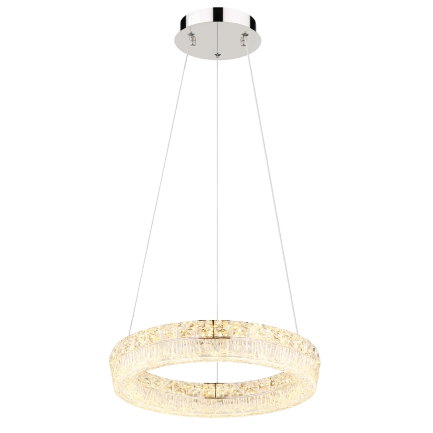 Globo - LED Dimmable Pendant Light on Cable LED/24W/230V 2700-6000K Clear + Remote Control