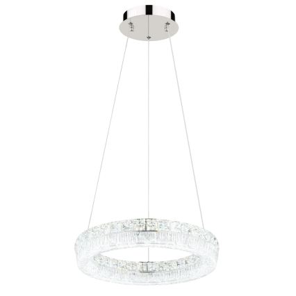 Globo - LED Dimmable Pendant Light on Cable LED/24W/230V 2700-6000K Clear + Remote Control