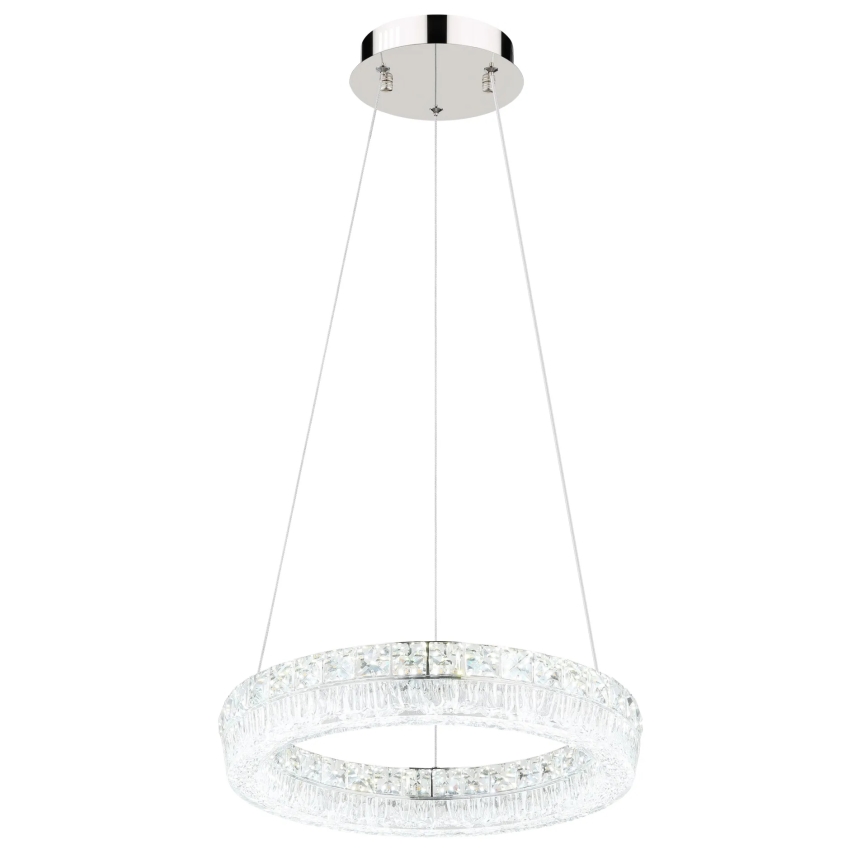 Globo - LED Dimmable Pendant Light on Cable LED/24W/230V 2700-6000K Clear + Remote Control