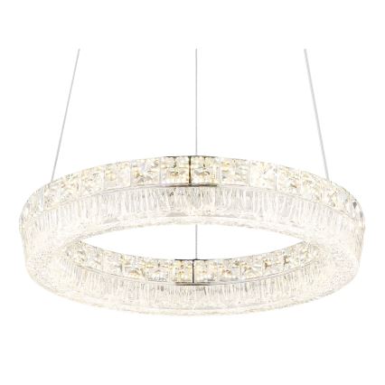 Globo - LED Dimmable Pendant Light on Cable LED/24W/230V 2700-6000K Clear + Remote Control