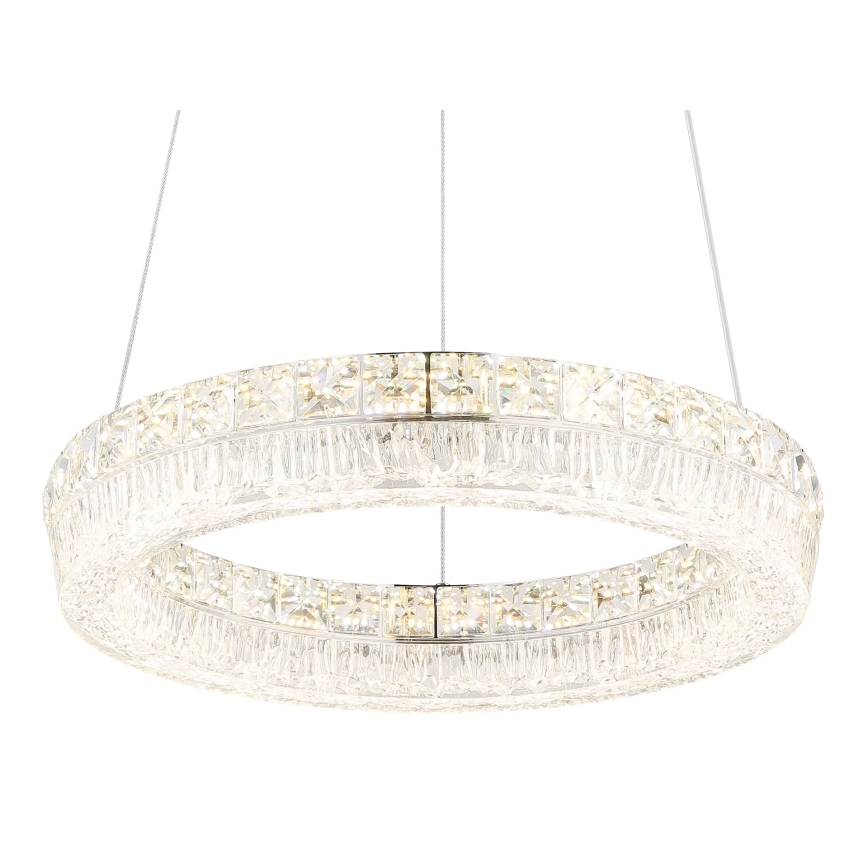 Globo - LED Dimmable Pendant Light on Cable LED/24W/230V 2700-6000K Clear + Remote Control