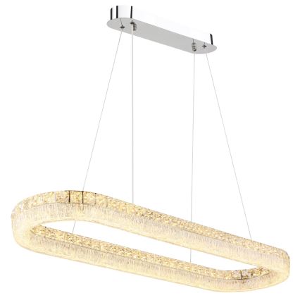 Globo - Dimmable LED Pendant on Cable LED/40W/230V 2700-6000K Clear + Remote Control