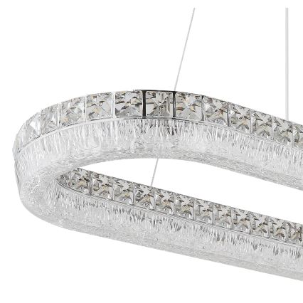 Globo - Dimmable LED Pendant on Cable LED/40W/230V 2700-6000K Clear + Remote Control