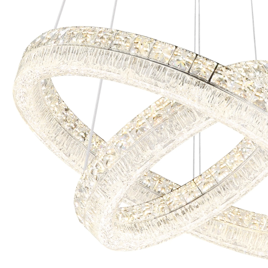 Globo - Dimmable LED cable pendant lamp, LED/60W/230V, 2700-6000K, clear + remote control