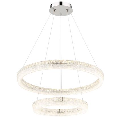Globo - LED Dimmable Cable Pendant Light LED/72W/230V 2700-6000K clear + remote control