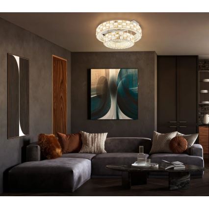 Globo - Dimmable LED Ceiling Light LED/55W/230V 2700-6000K Ø 61 cm + remote control