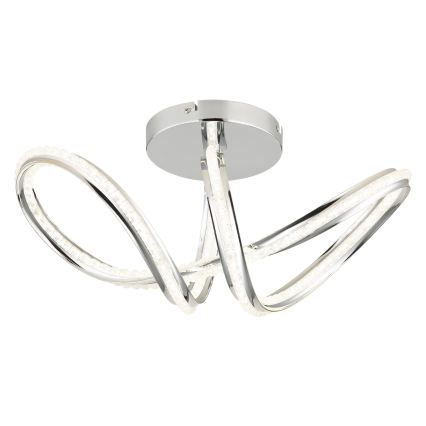 Globo - Dimmable LED Ceiling Light LED/40W/230V 2700-6000K Polished Chrome + Remote Control