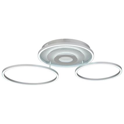 Globo - Dimmable LED ceiling light LED/40W/230V 2700-6500K 57 x 99.2 cm Silver + Remote control