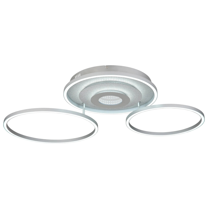 Globo - Dimmable LED ceiling light LED/40W/230V 2700-6500K 57 x 99.2 cm Silver + Remote control