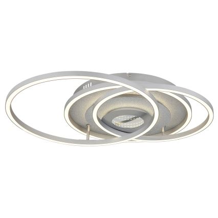 Globo - Dimmable LED ceiling light LED/40W/230V 2700-6500K 57 x 99.2 cm Silver + Remote control