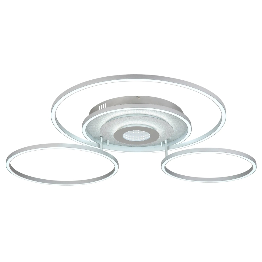 Globo - LED Dimmable ceiling light LED/60W/230V 2700-6500K 80,8x99,2 cm silver + remote control