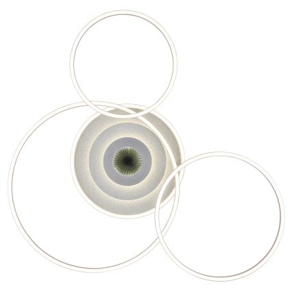 Globo - LED Dimmable ceiling light LED/60W/230V 2700-6500K 80,8x99,2 cm silver + remote control