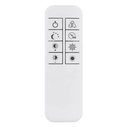 Globo - LED Dimmable ceiling light LED/60W/230V 2700-6500K 80,8x99,2 cm silver + remote control