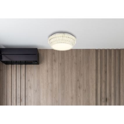 Globo - LED Dimmable ceiling light LED/48W/230V 2700-6000K d. 50 cm white + remote control