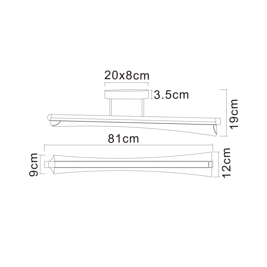 Globo - LED Rod-Mounted Pendant Light LED/28W/230V 2700/4000/6000K
