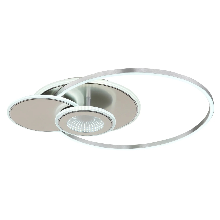 Globo - Dimmable LED Ceiling Light LED/24W/230V 2700-6000K Silver + Remote Control