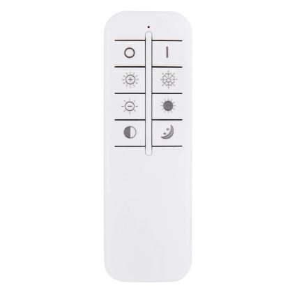 Globo - Dimmable LED Ceiling Light LED/24W/230V 2700-6000K Silver + Remote Control