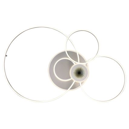 Globo - Dimmable LED Ceiling Light LED/36W/230V 2700-6000K Silver + Remote Control