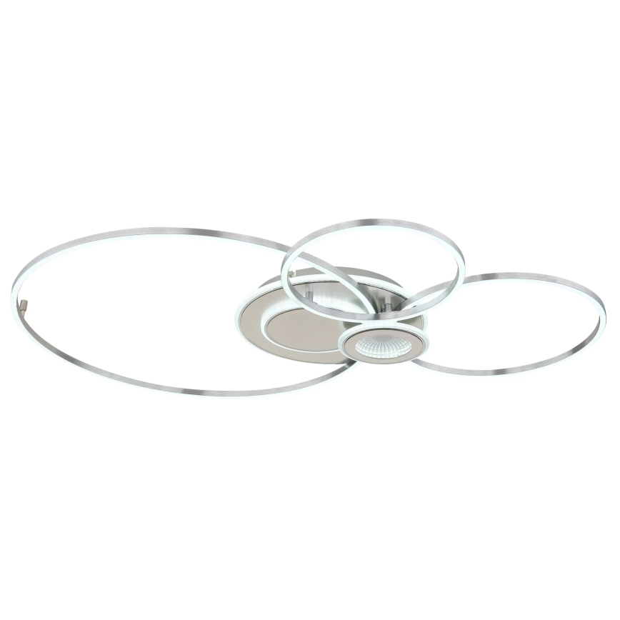 Globo - Dimmable LED Ceiling Light LED/36W/230V 2700-6000K Silver + Remote Control