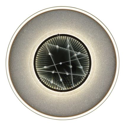 Globo - LED ceiling light, 40 W, 230 V, selectable 3000/4000/6000 K, Ø 51.5 cm, black