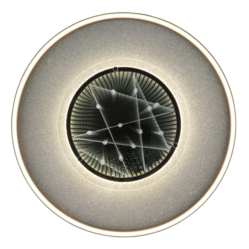 Globo - LED ceiling light, 40 W, 230 V, selectable 3000/4000/6000 K, Ø 51.5 cm, black