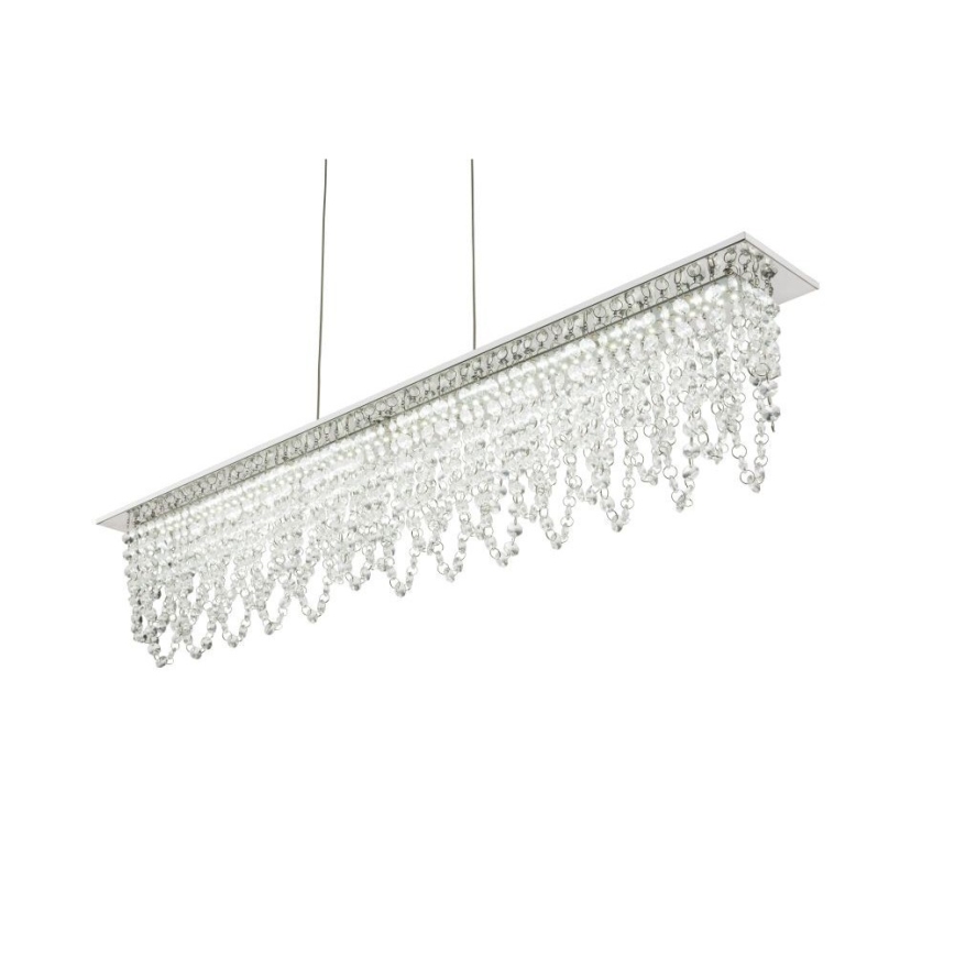 Globo - LED Dimmable crystal chandelier on a string LED/24W/230V 3000-6000K + remote control
