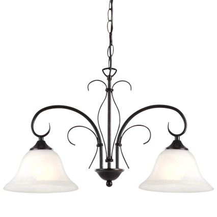 Globo - Chandelier on a chain 2xE27/60W/230V