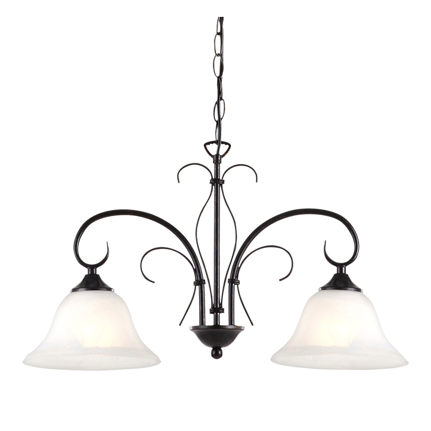 Globo - Chandelier on a chain 2xE27/60W/230V
