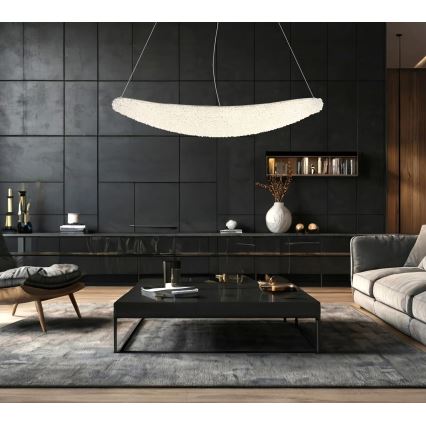 Globo - Dimmable LED Cable Pendant Light LED/40W/230V 2700-6000K Polished Chrome + Remote Control