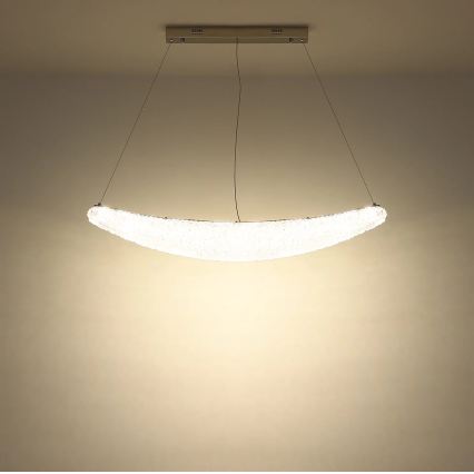 Globo - Dimmable LED Cable Pendant Light LED/40W/230V 2700-6000K Polished Chrome + Remote Control
