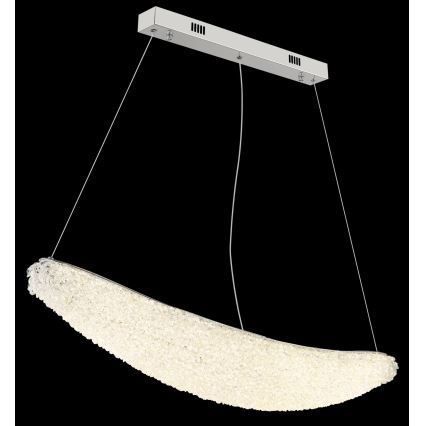 Globo - Dimmable LED Cable Pendant Light LED/40W/230V 2700-6000K Polished Chrome + Remote Control