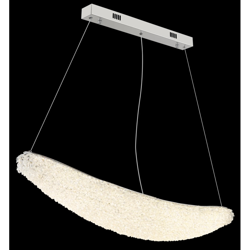 Globo - Dimmable LED Cable Pendant Light LED/40W/230V 2700-6000K Polished Chrome + Remote Control