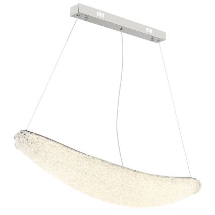 Globo - Dimmable LED Cable Pendant Light LED/40W/230V 2700-6000K Polished Chrome + Remote Control