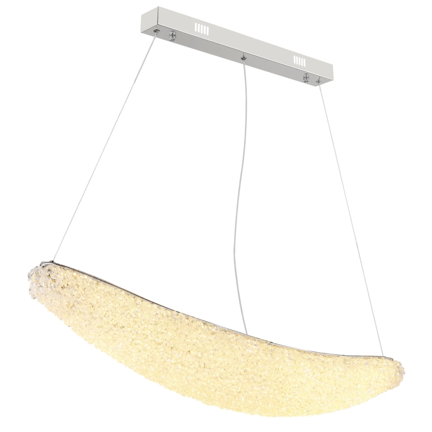 Globo - Dimmable LED Cable Pendant Light LED/40W/230V 2700-6000K Polished Chrome + Remote Control