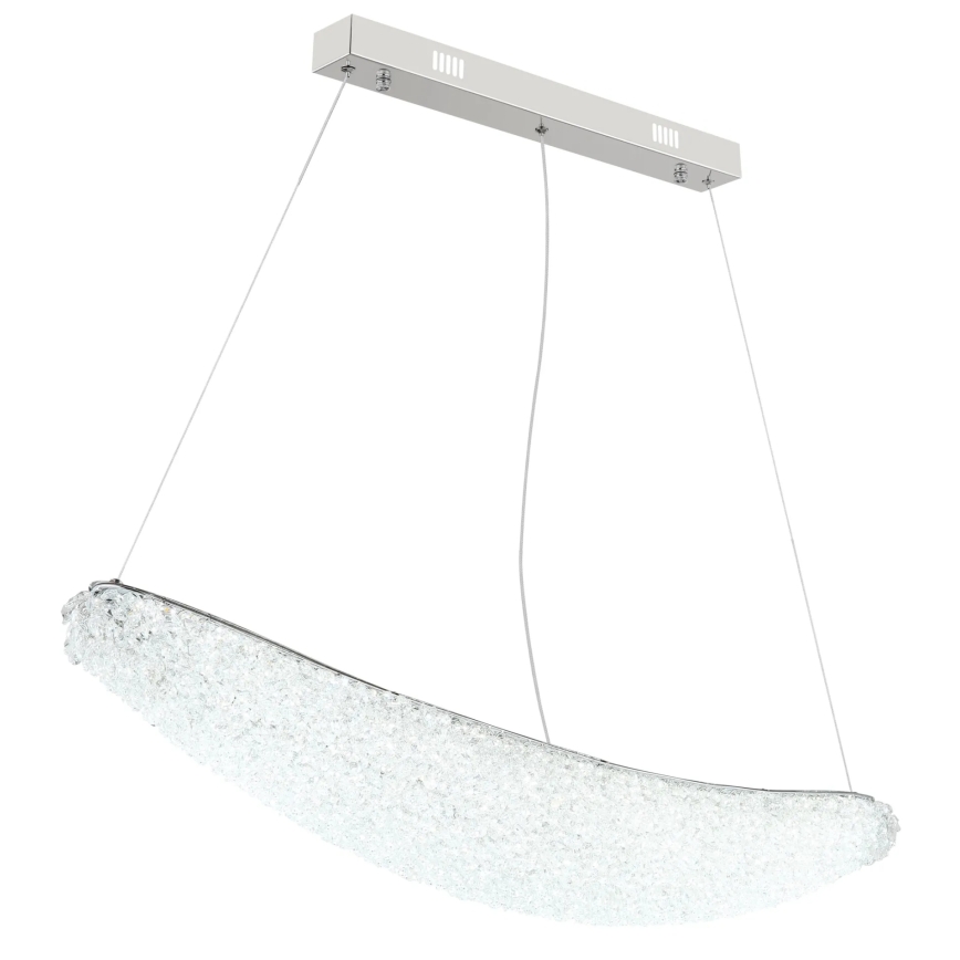 Globo - Dimmable LED Cable Pendant Light LED/40W/230V 2700-6000K Polished Chrome + Remote Control