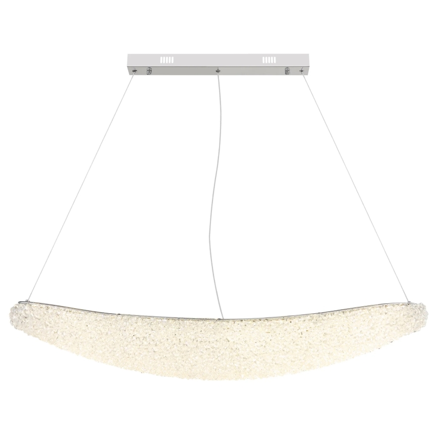 Globo - Dimmable LED Cable Pendant Light LED/40W/230V 2700-6000K Polished Chrome + Remote Control