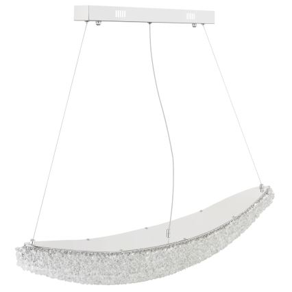 Globo - Dimmable LED Cable Pendant Light LED/40W/230V 2700-6000K Polished Chrome + Remote Control
