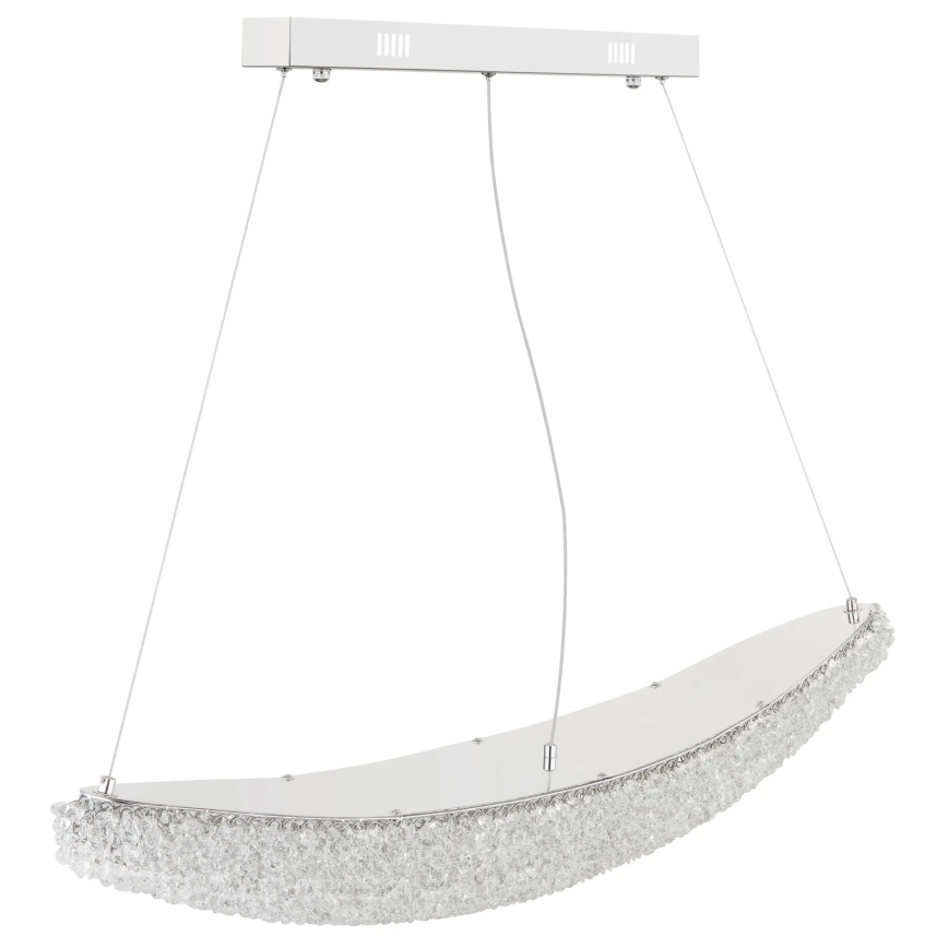Globo - Dimmable LED Cable Pendant Light LED/40W/230V 2700-6000K Polished Chrome + Remote Control