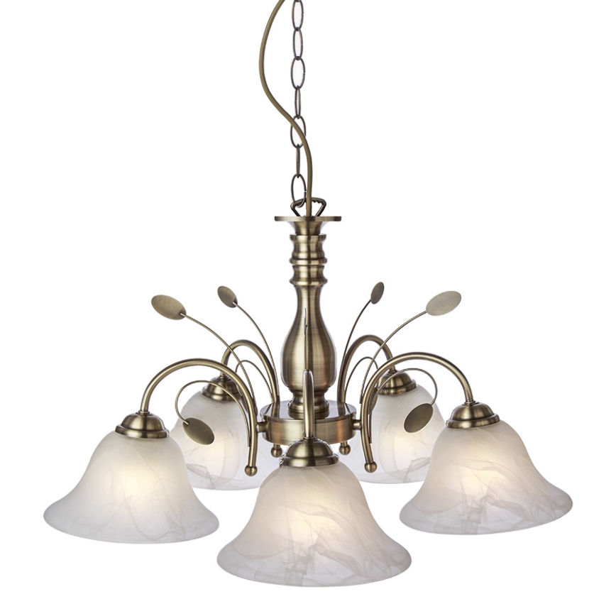 Globo - Chandelier on a chain 5xE27/60W/230V